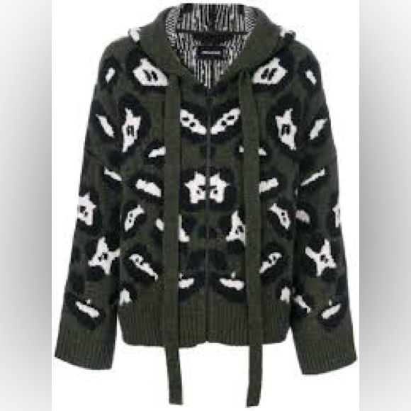 Zadig & Voltaire Lennox Hooded Zip Cardigan
Color : Green
size M-L EUC - Picture 3 of 12